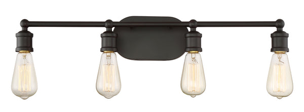 4-Light Bathroom Vanity Light in Oil Rubbed Bronze