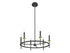 6-Light Chandelier in Brushed Nickel