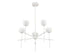5-Light Chandelier in Matte Black