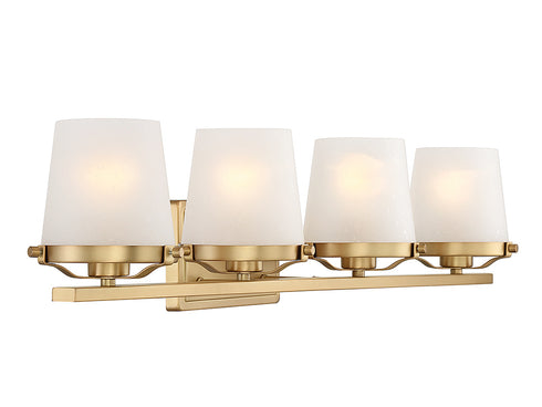 Klein 4-Light Bathroom Vanity Light in Matte Black