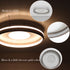 Ancona Modern LED Flush Mount Ceiling Light with Remote Control