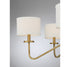 6-Light Chandelier in Matte Black