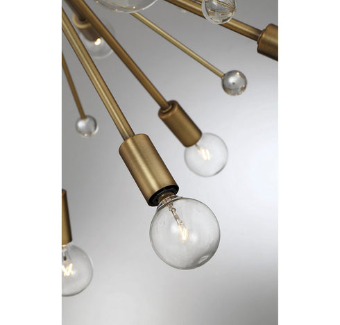 Galea 24-Light Chandelier in
Matte Black
