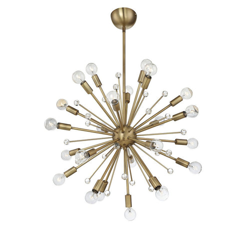 Galea 24-Light Chandelier in
Matte Black
