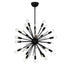 Galea 24-Light Chandelier in
Matte Black