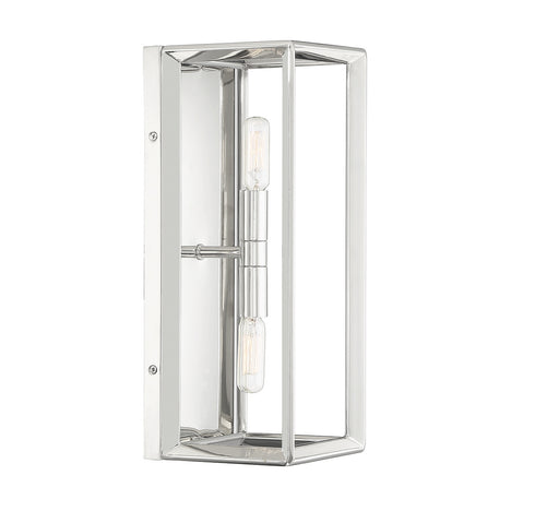 Richland 2-Light Wall Sconce in Polished Nickel