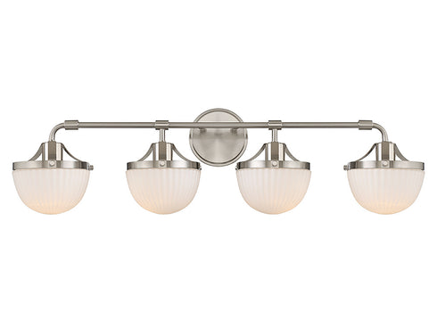 Meredith 4-Light Bathroom Vanity Light in Matte Black