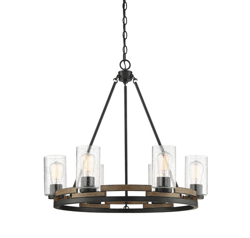 Lynwood 6-Light Chandelier in Lodge