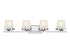Klein 4-Light Bathroom Vanity Light in Matte Black