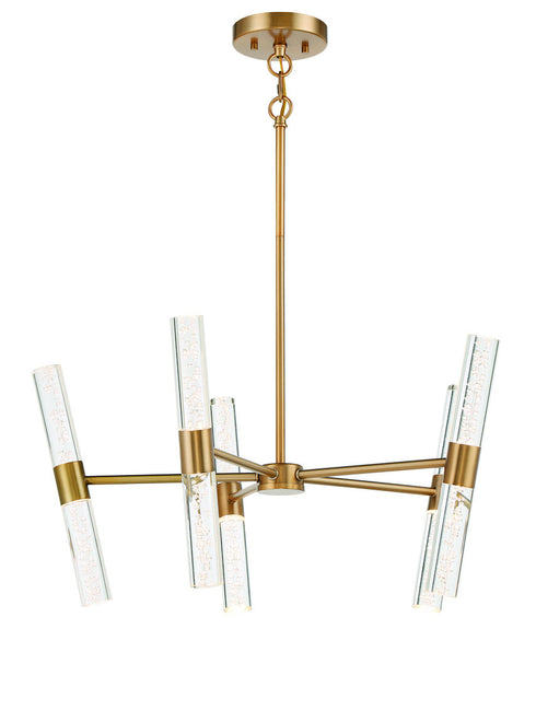Arlon 10-Light LED Pendant in Warm Brass