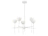 5-Light Chandelier in Matte Black