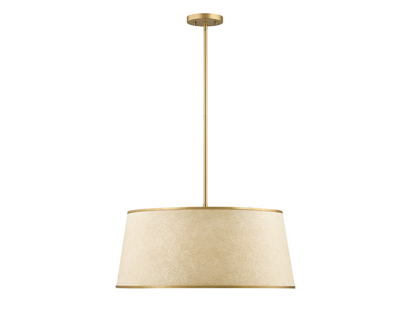 Sombra 6-Light Pendant in Spun Gold by Breegan Jane
