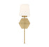 Conover 1-Light Wall Sconce in Satin Nickel