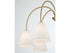 6-Light Chandelier in Matte Black