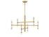 Kingsburg 12-Light Chandelier in Matte Black