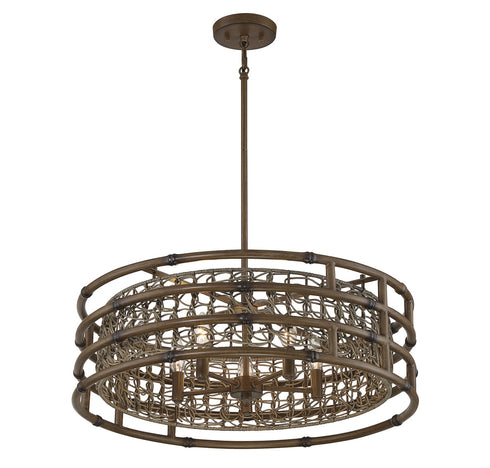 Treviso 5-Light Pendant in Grapevine