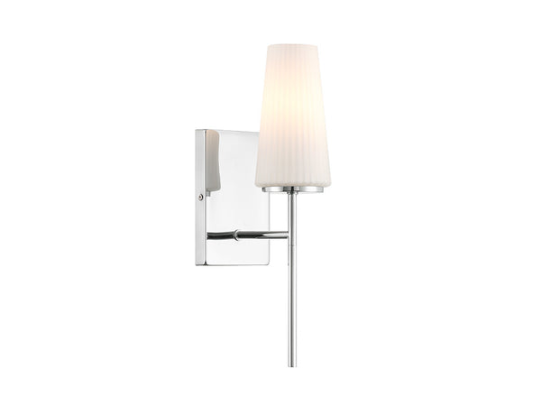 1-Light Wall Sconce in Chrome