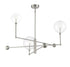 3-Light Chandelier in English Bronze
