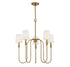 5-Light Chandelier in Aged Iron