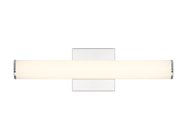 Colt 18" Contemporary LED Cylinder Vanity Light in Chrome