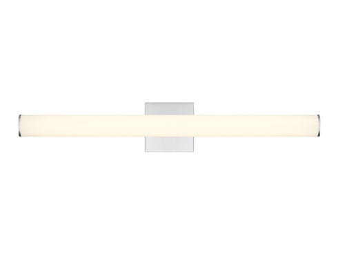 Colt 30" Contemporary LED Cylinder Vanity Light in Chrome