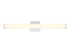 Colt 30" Contemporary LED Cylinder Vanity Light in Chrome