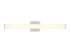 Colt 30" Contemporary LED Cylinder Vanity Light in Chrome