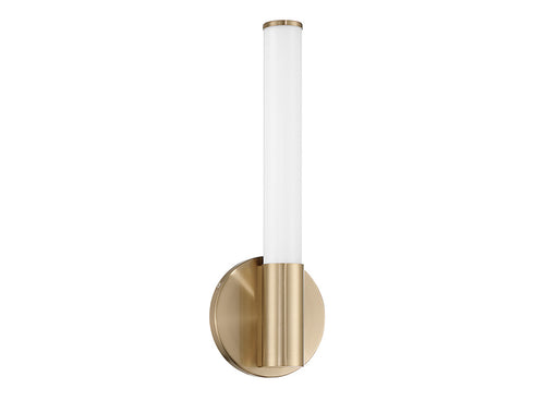 Connor 14" Mini Tube LED Cylinder Vanity Light in Chrome