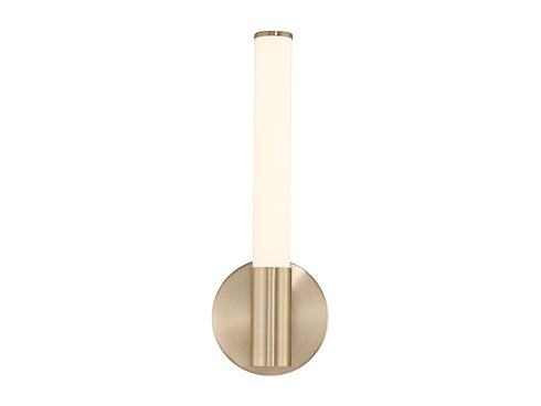 Connor 14" Mini Tube LED Cylinder Vanity Light in Chrome