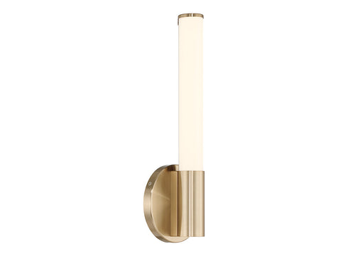 Connor 14" Mini Tube LED Cylinder Vanity Light in Chrome