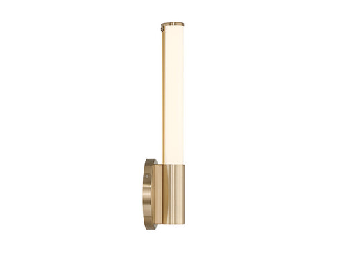 Connor 14" Mini Tube LED Cylinder Vanity Light in Chrome