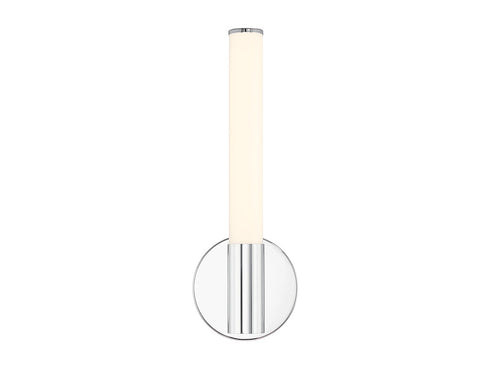 Connor 14" Mini Tube LED Cylinder Vanity Light in Chrome