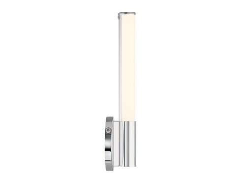 Connor 14" Mini Tube LED Cylinder Vanity Light in Chrome