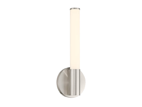 Connor 14" Mini Tube LED Cylinder Vanity Light in Chrome