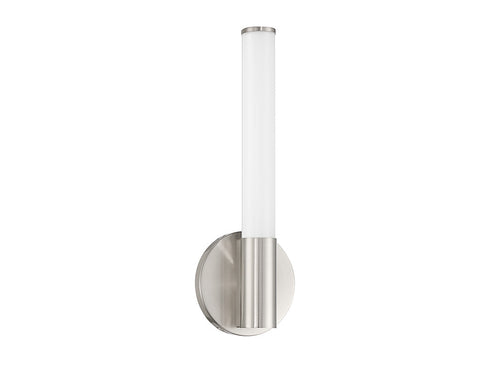 Connor 14" Mini Tube LED Cylinder Vanity Light in Chrome