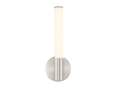 Connor 14" Mini Tube LED Cylinder Vanity Light in Chrome