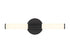 Connor 18" Mini Tube LED Cylinder Vanity Light in Black