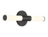 Connor 18" Mini Tube LED Cylinder Vanity Light in Black
