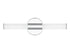 Connor 18" Mini Tube LED Cylinder Vanity Light in Black