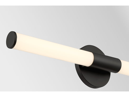 Connor 24" Mini Tube LED Cylinder Vanity Light in Chrome