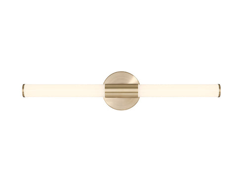 Connor 24" Mini Tube LED Cylinder Vanity Light in Chrome