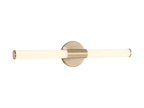 Connor 24" Mini Tube LED Cylinder Vanity Light in Chrome