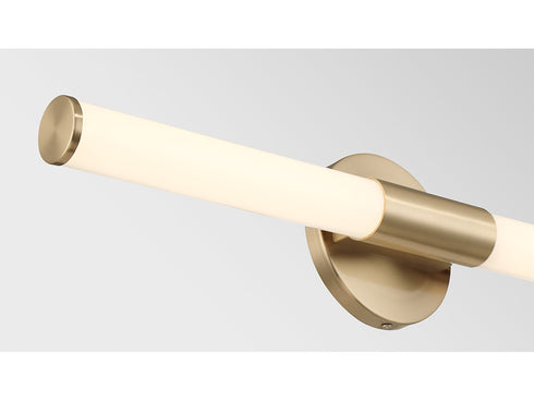 Connor 24" Mini Tube LED Cylinder Vanity Light in Chrome