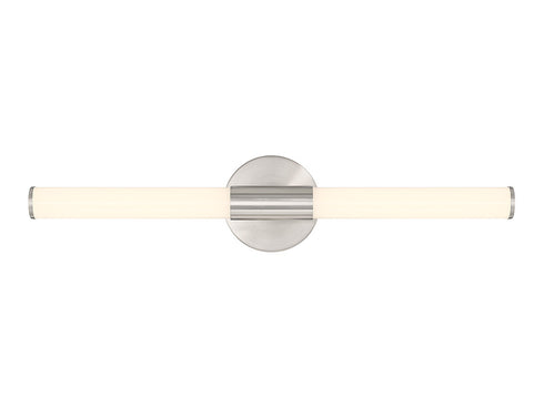 Connor 24" Mini Tube LED Cylinder Vanity Light in Chrome