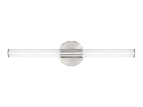 Connor 24" Mini Tube LED Cylinder Vanity Light in Chrome