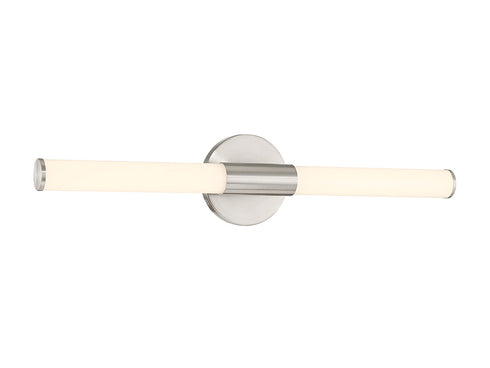 Connor 24" Mini Tube LED Cylinder Vanity Light in Chrome