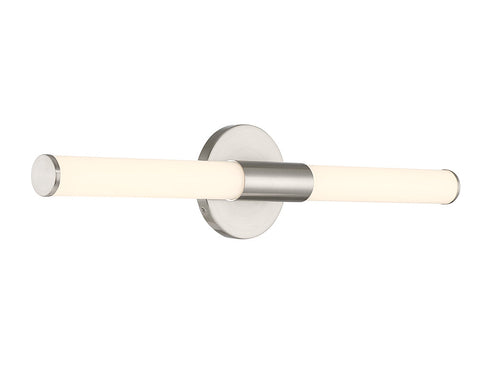 Connor 24" Mini Tube LED Cylinder Vanity Light in Chrome