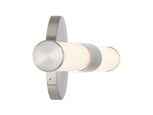Connor 24" Mini Tube LED Cylinder Vanity Light in Chrome