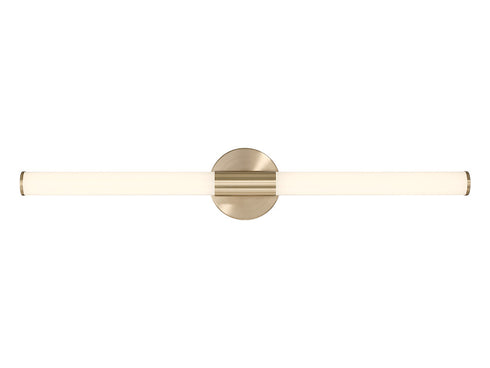 Connor 30" Mini Tube LED Cylinder Vanity Light in Chrome