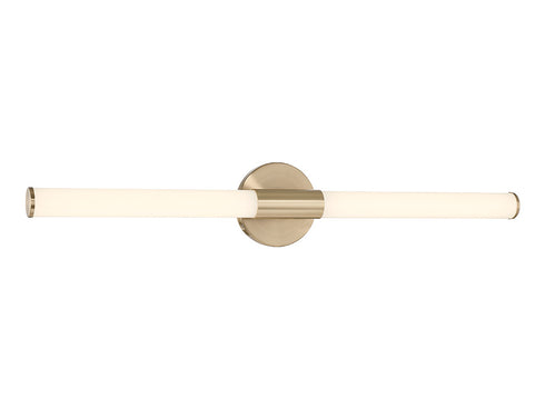 Connor 30" Mini Tube LED Cylinder Vanity Light in Chrome